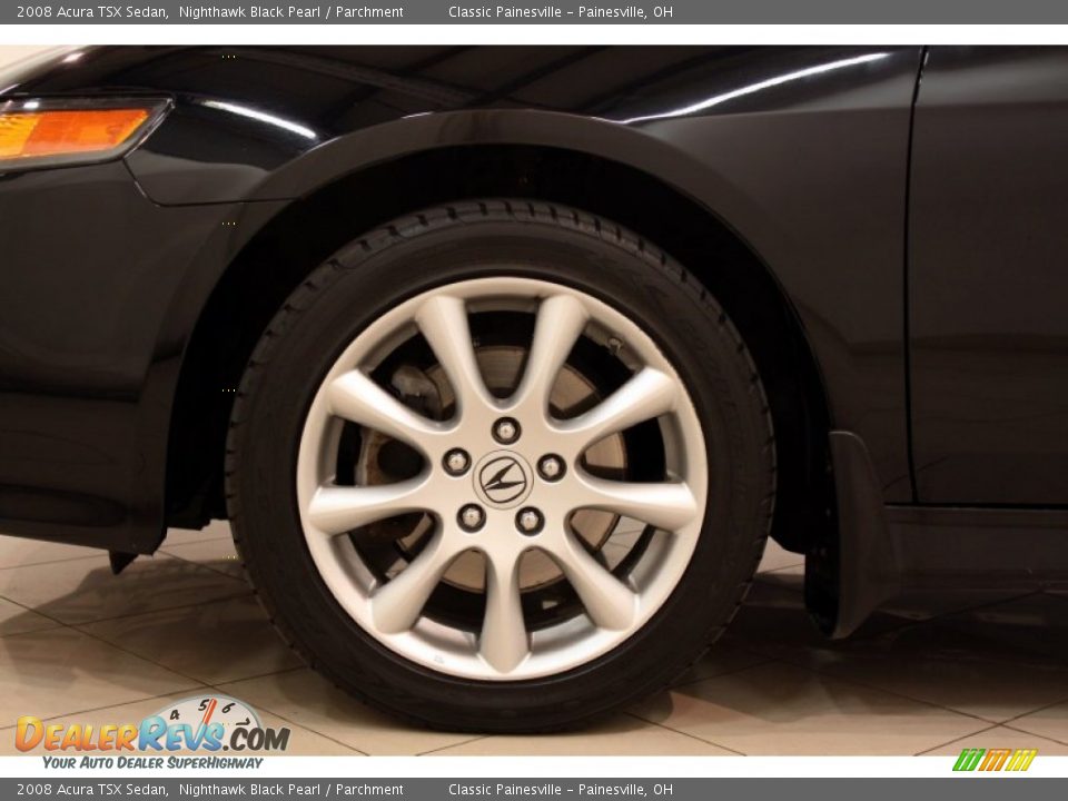 2008 Acura TSX Sedan Nighthawk Black Pearl / Parchment Photo #16