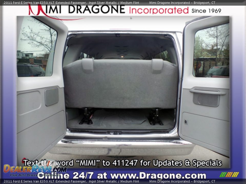 2011 Ford E Series Van E350 XLT Extended Passenger Ingot Silver Metallic / Medium Flint Photo #7
