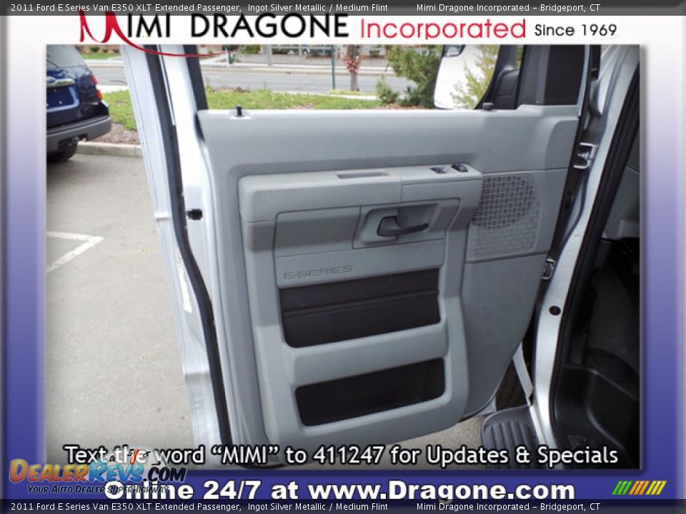 2011 Ford E Series Van E350 XLT Extended Passenger Ingot Silver Metallic / Medium Flint Photo #13