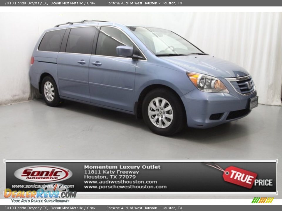 2010 Honda Odyssey EX Ocean Mist Metallic / Gray Photo #1