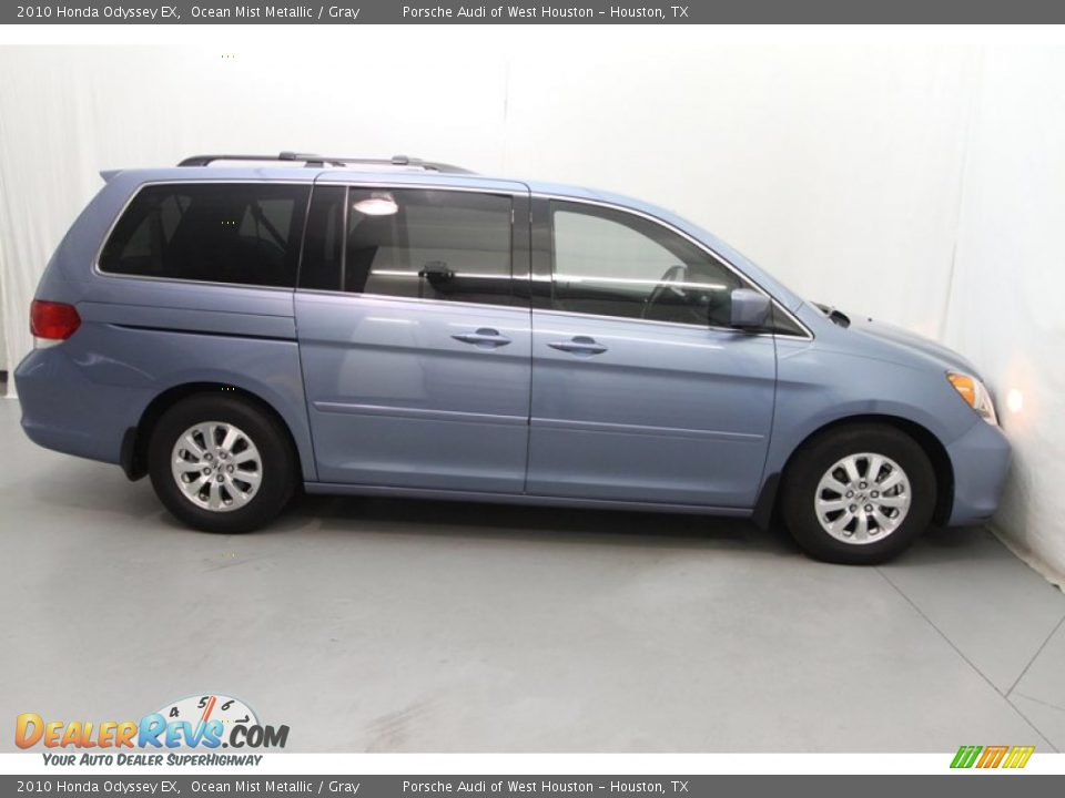2010 Honda Odyssey EX Ocean Mist Metallic / Gray Photo #2