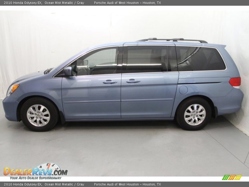 2010 Honda Odyssey EX Ocean Mist Metallic / Gray Photo #4