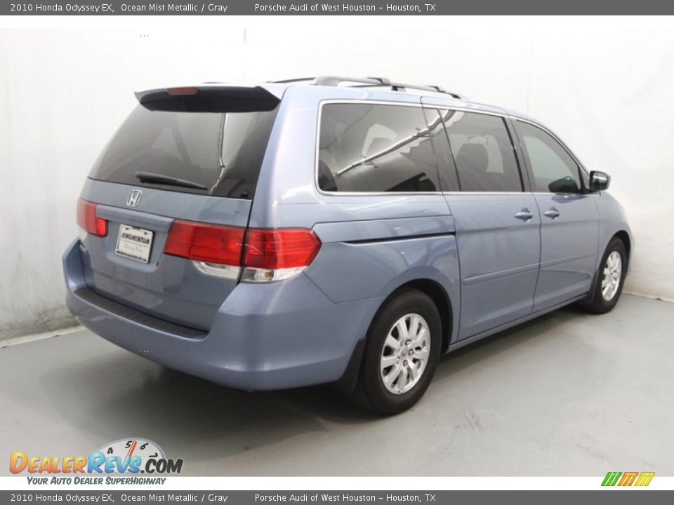 2010 Honda Odyssey EX Ocean Mist Metallic / Gray Photo #7