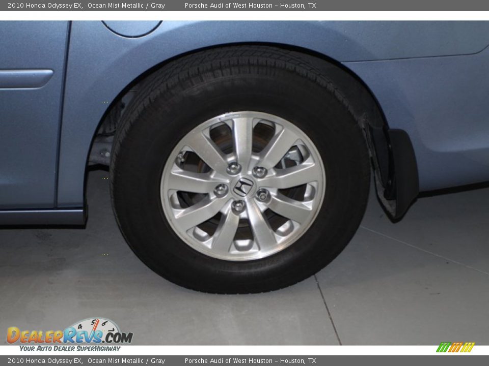 2010 Honda Odyssey EX Ocean Mist Metallic / Gray Photo #11