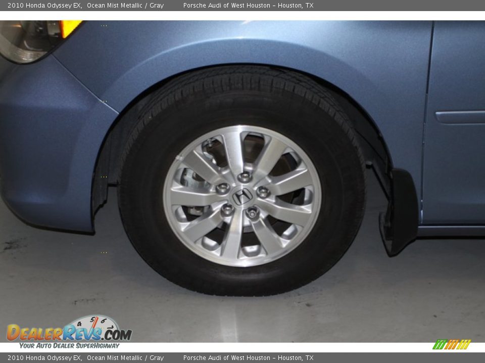 2010 Honda Odyssey EX Ocean Mist Metallic / Gray Photo #12