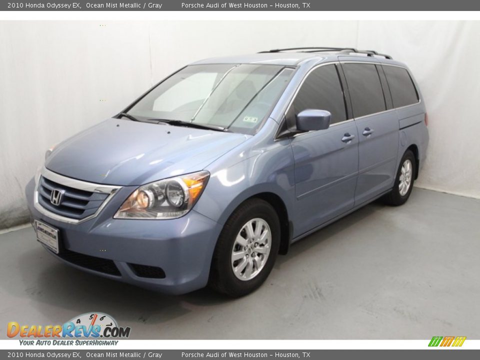 2010 Honda Odyssey EX Ocean Mist Metallic / Gray Photo #13
