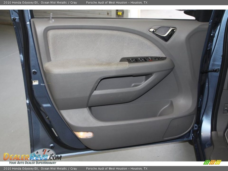 2010 Honda Odyssey EX Ocean Mist Metallic / Gray Photo #16