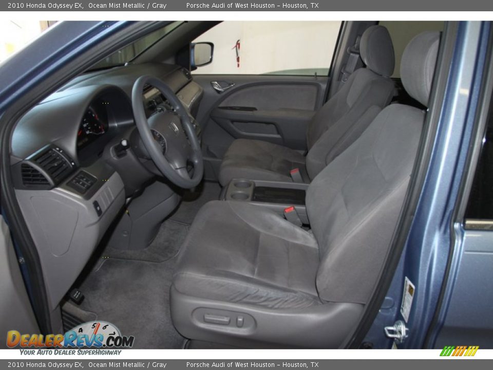 2010 Honda Odyssey EX Ocean Mist Metallic / Gray Photo #18