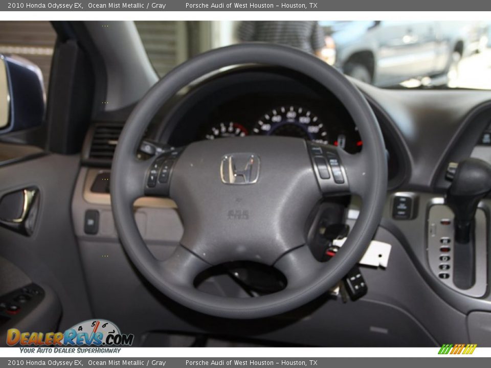 2010 Honda Odyssey EX Ocean Mist Metallic / Gray Photo #23