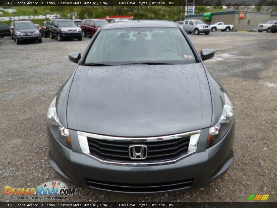 2010 Honda Accord LX Sedan Polished Metal Metallic / Gray Photo #2