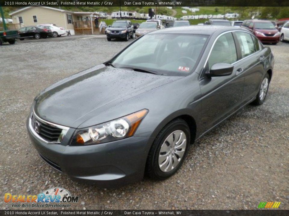 2010 Honda Accord LX Sedan Polished Metal Metallic / Gray Photo #3