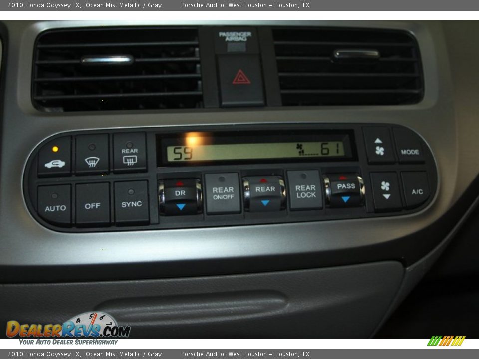 2010 Honda Odyssey EX Ocean Mist Metallic / Gray Photo #29
