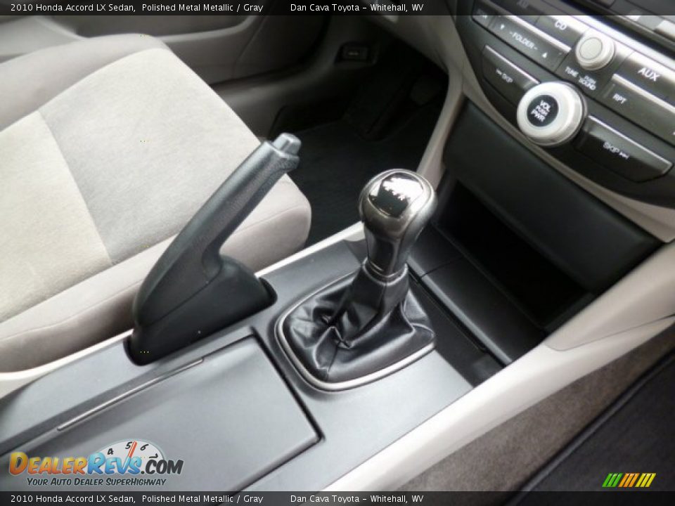 2010 Honda Accord LX Sedan Polished Metal Metallic / Gray Photo #7