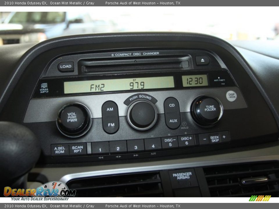 2010 Honda Odyssey EX Ocean Mist Metallic / Gray Photo #31