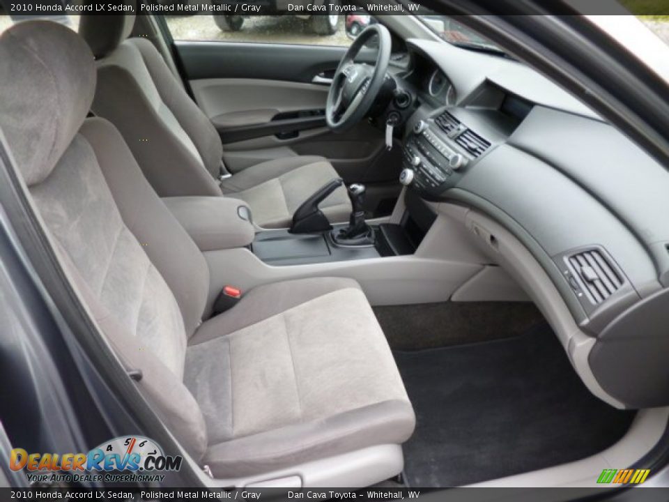 2010 Honda Accord LX Sedan Polished Metal Metallic / Gray Photo #8