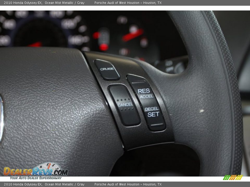 2010 Honda Odyssey EX Ocean Mist Metallic / Gray Photo #32