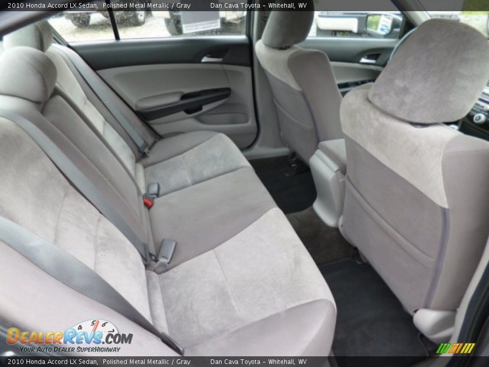 2010 Honda Accord LX Sedan Polished Metal Metallic / Gray Photo #9