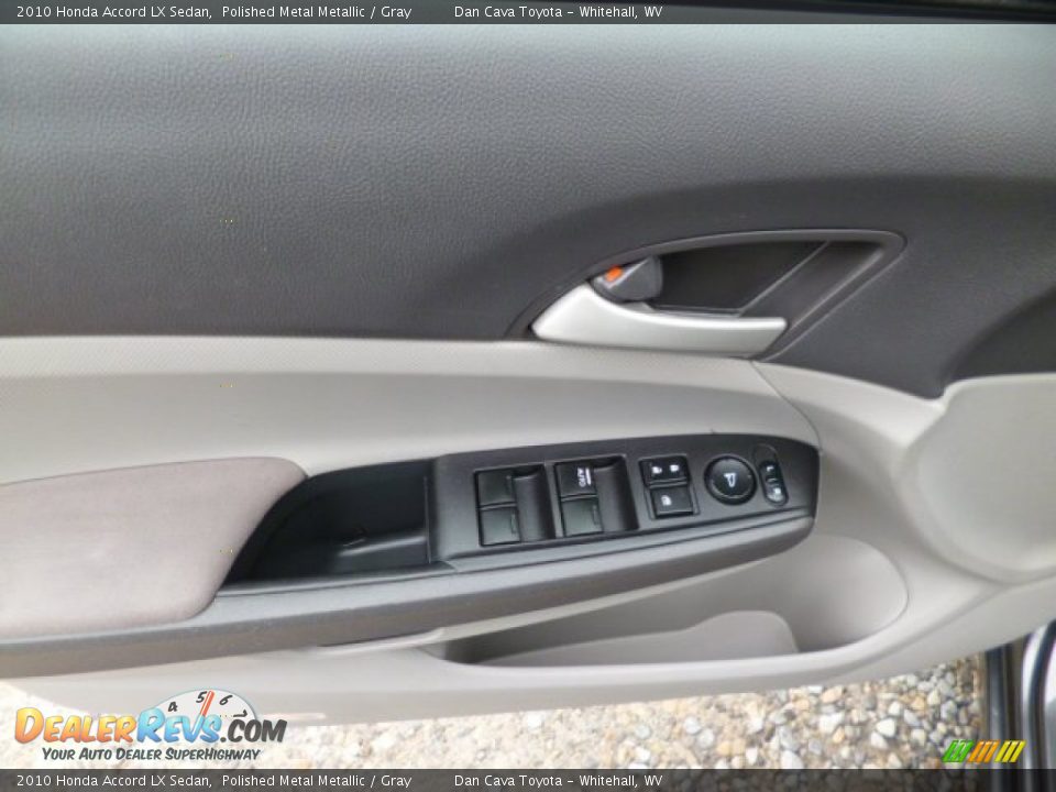2010 Honda Accord LX Sedan Polished Metal Metallic / Gray Photo #12