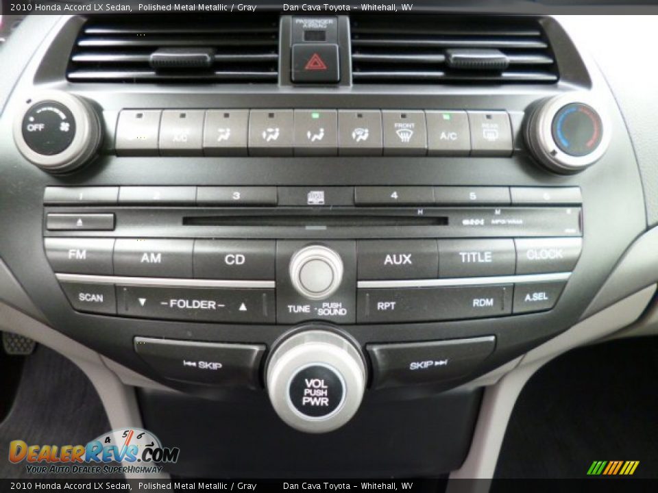 2010 Honda Accord LX Sedan Polished Metal Metallic / Gray Photo #14