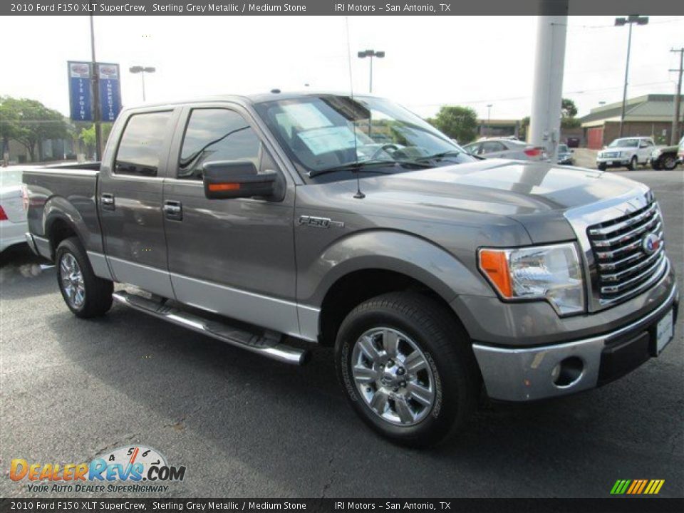 2010 Ford F150 XLT SuperCrew Sterling Grey Metallic / Medium Stone Photo #1
