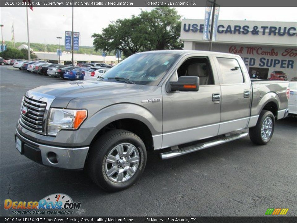 2010 Ford F150 XLT SuperCrew Sterling Grey Metallic / Medium Stone Photo #5