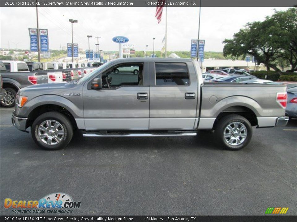2010 Ford F150 XLT SuperCrew Sterling Grey Metallic / Medium Stone Photo #6