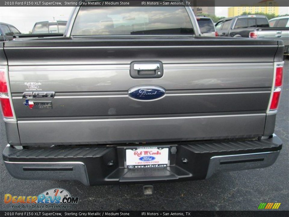 2010 Ford F150 XLT SuperCrew Sterling Grey Metallic / Medium Stone Photo #7