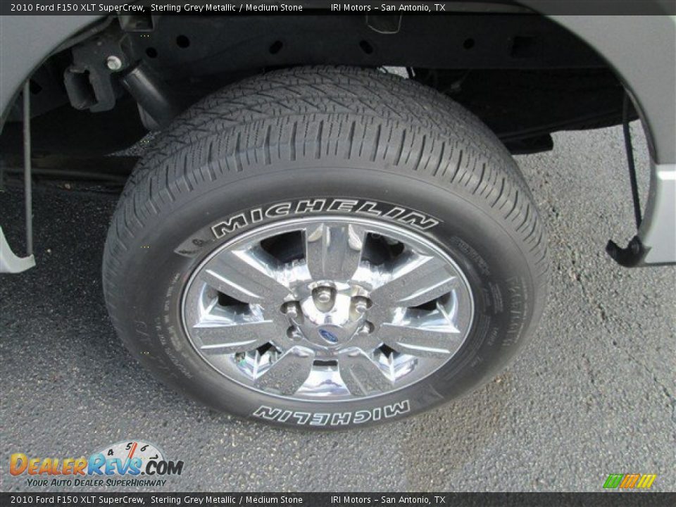 2010 Ford F150 XLT SuperCrew Sterling Grey Metallic / Medium Stone Photo #9
