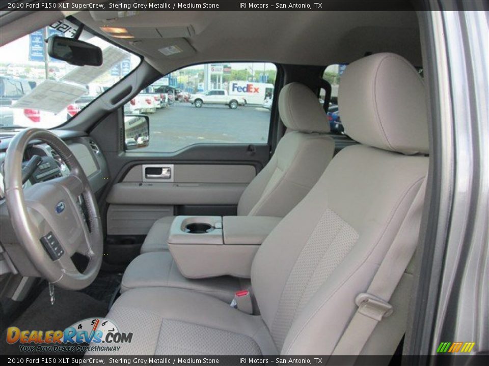 2010 Ford F150 XLT SuperCrew Sterling Grey Metallic / Medium Stone Photo #12