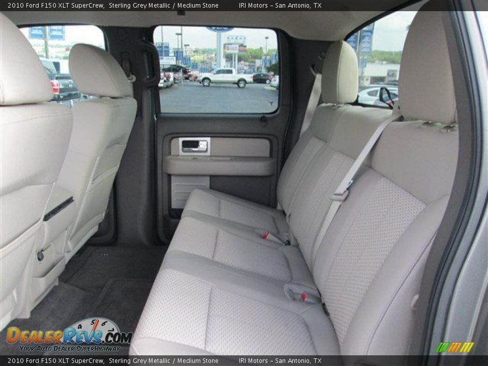 2010 Ford F150 XLT SuperCrew Sterling Grey Metallic / Medium Stone Photo #13