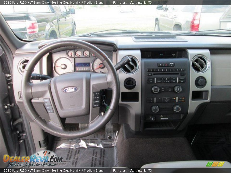 2010 Ford F150 XLT SuperCrew Sterling Grey Metallic / Medium Stone Photo #15