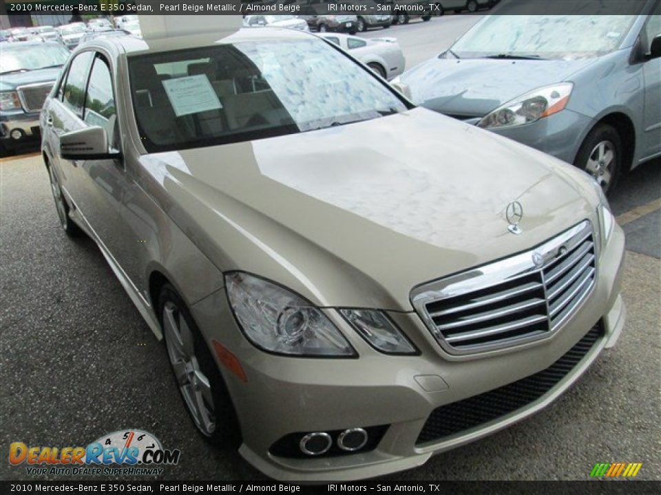 2010 Mercedes-Benz E 350 Sedan Pearl Beige Metallic / Almond Beige Photo #1