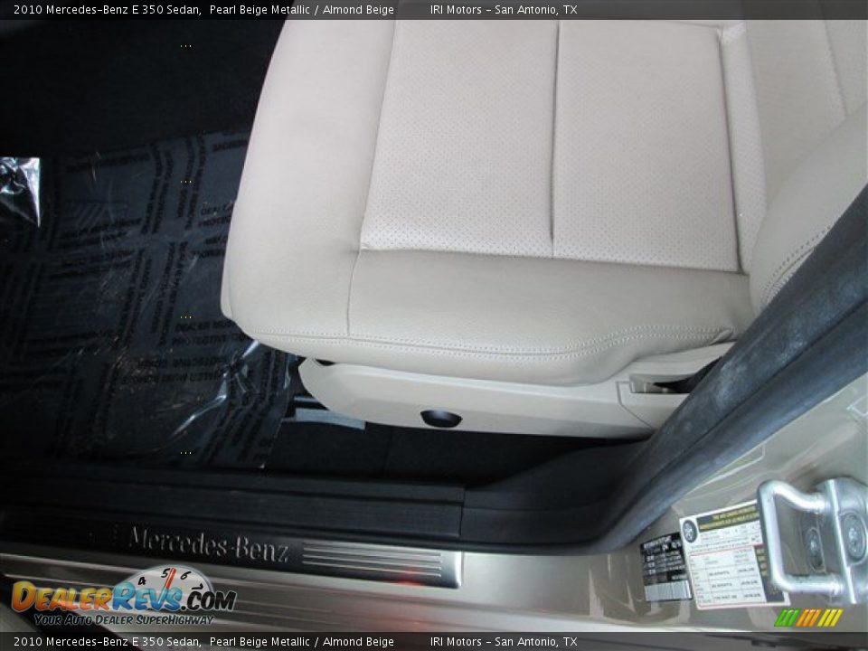 2010 Mercedes-Benz E 350 Sedan Pearl Beige Metallic / Almond Beige Photo #7
