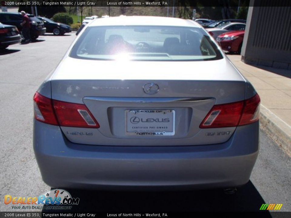 2008 Lexus ES 350 Tungsten Metallic / Light Gray Photo #6
