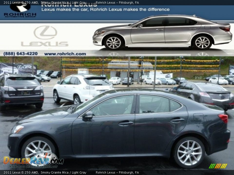 2011 Lexus IS 250 AWD Smoky Granite Mica / Light Gray Photo #1
