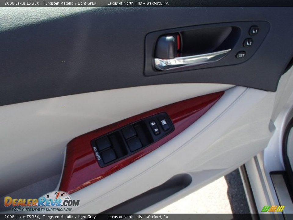 2008 Lexus ES 350 Tungsten Metallic / Light Gray Photo #12