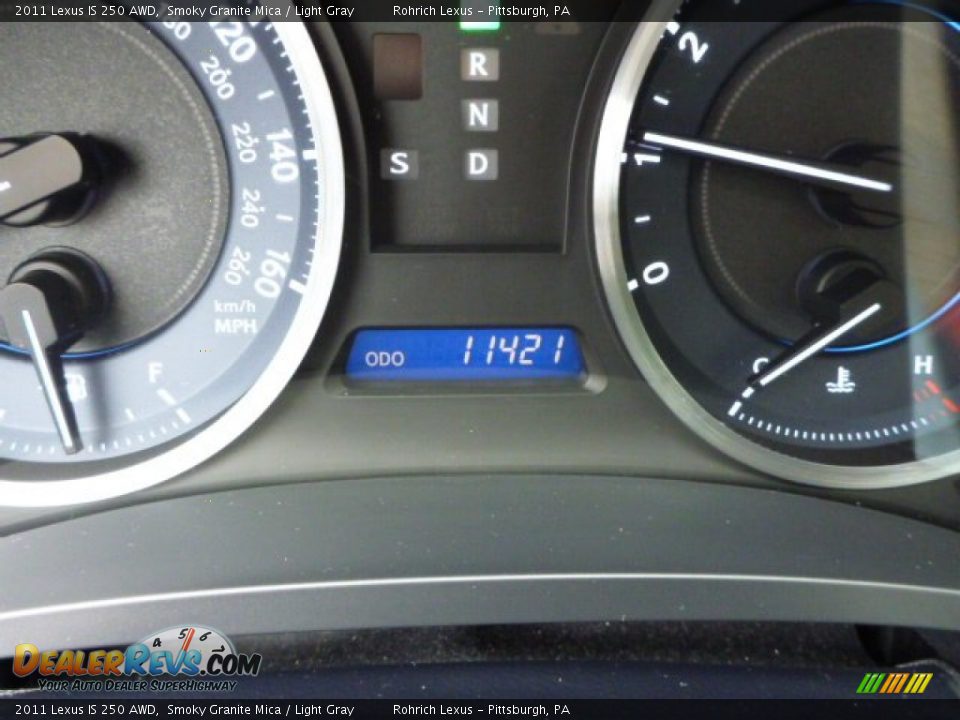2011 Lexus IS 250 AWD Smoky Granite Mica / Light Gray Photo #8