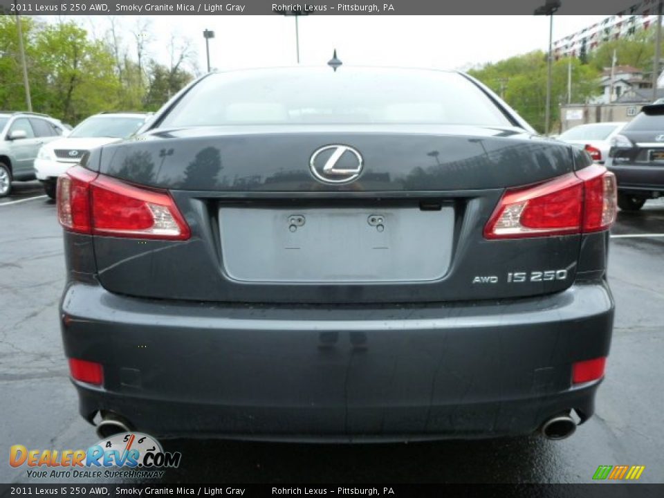 2011 Lexus IS 250 AWD Smoky Granite Mica / Light Gray Photo #10