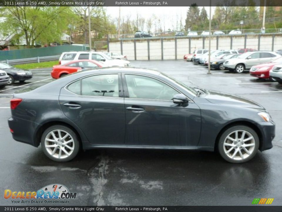 2011 Lexus IS 250 AWD Smoky Granite Mica / Light Gray Photo #12