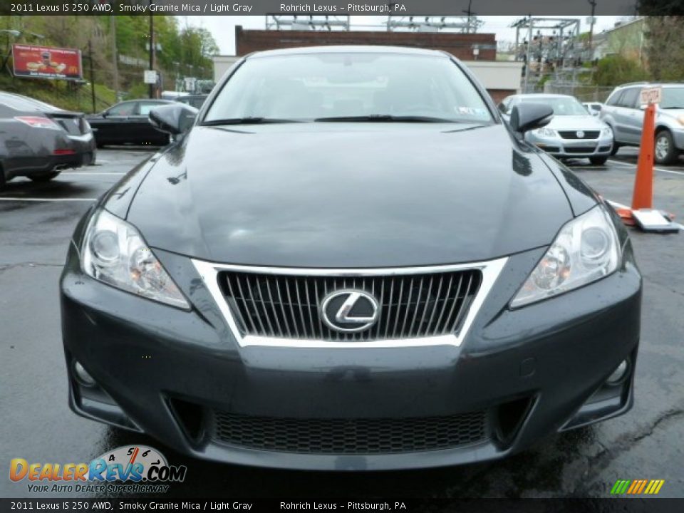 2011 Lexus IS 250 AWD Smoky Granite Mica / Light Gray Photo #13