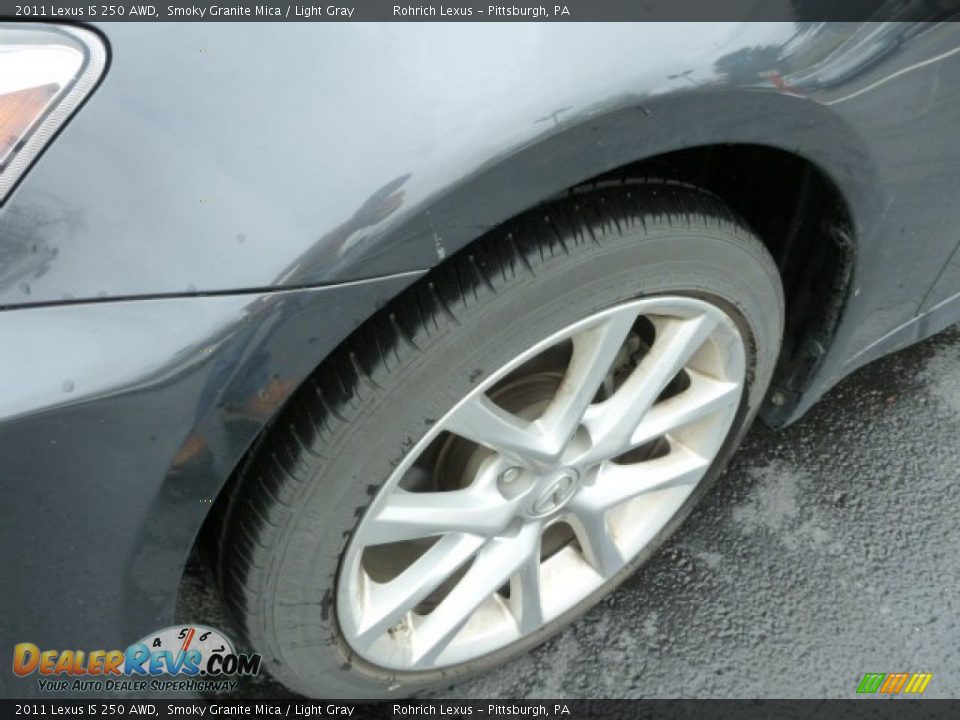 2011 Lexus IS 250 AWD Smoky Granite Mica / Light Gray Photo #14
