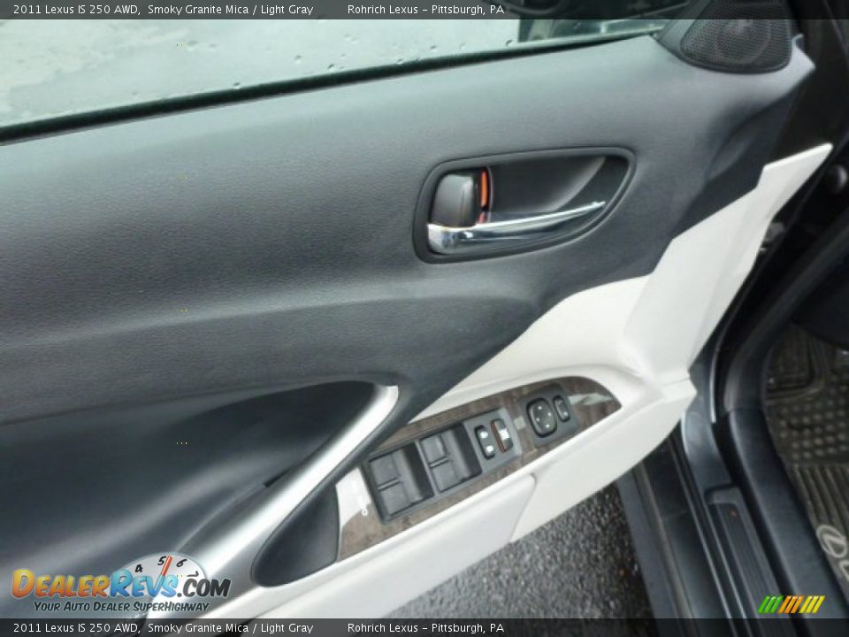 2011 Lexus IS 250 AWD Smoky Granite Mica / Light Gray Photo #16
