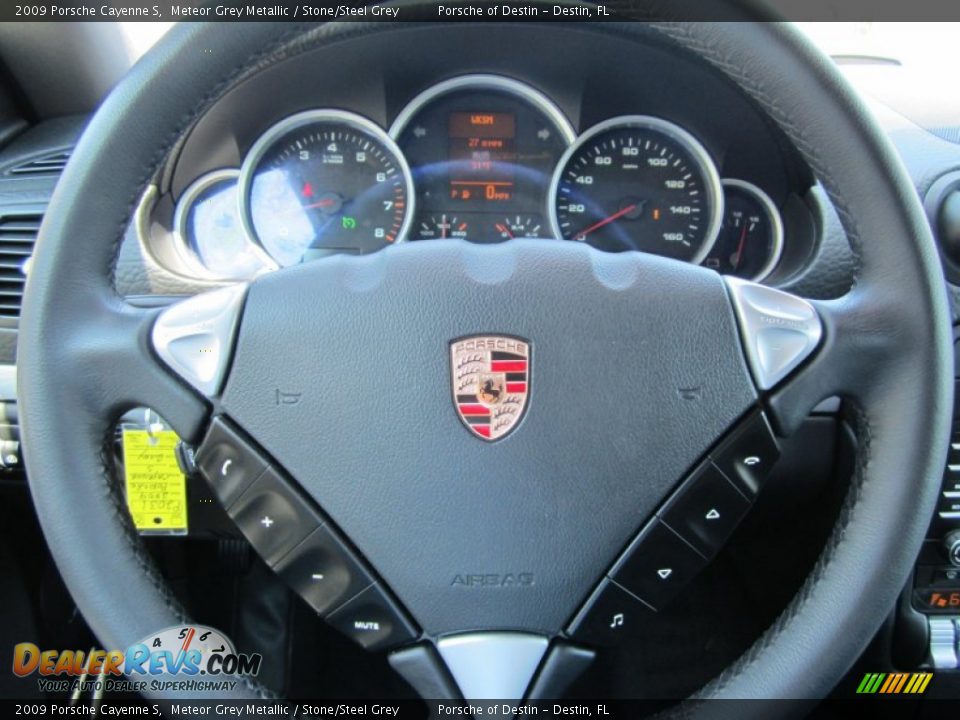 2009 Porsche Cayenne S Steering Wheel Photo #6