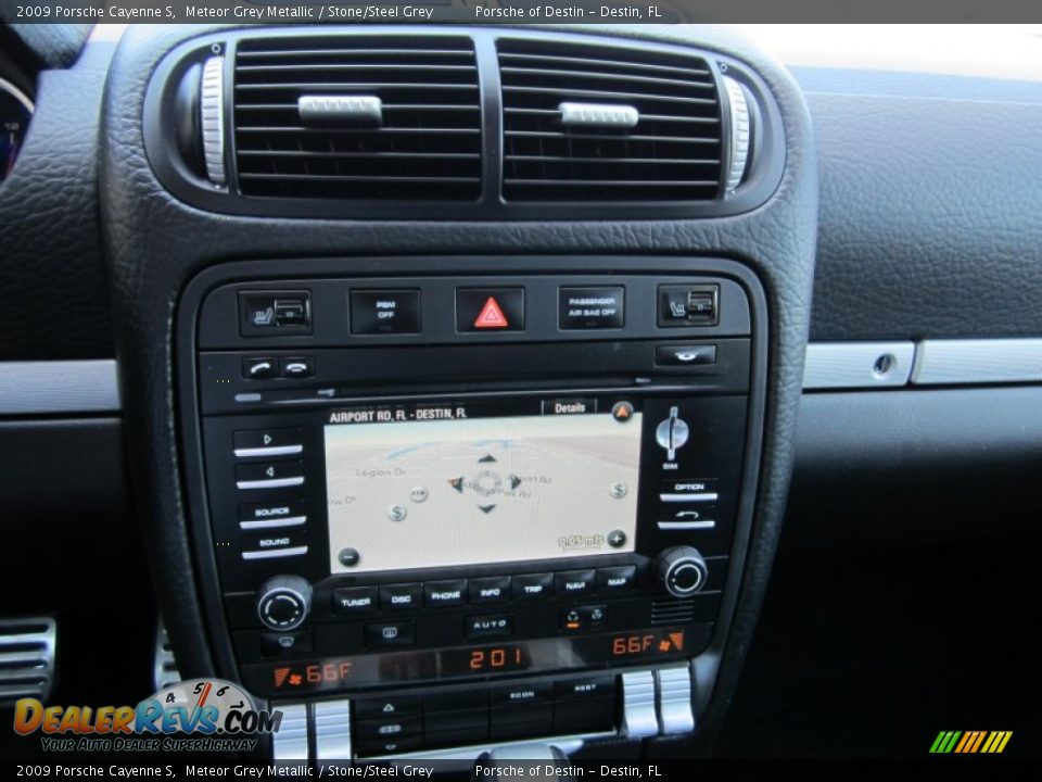 2009 Porsche Cayenne S Meteor Grey Metallic / Stone/Steel Grey Photo #8