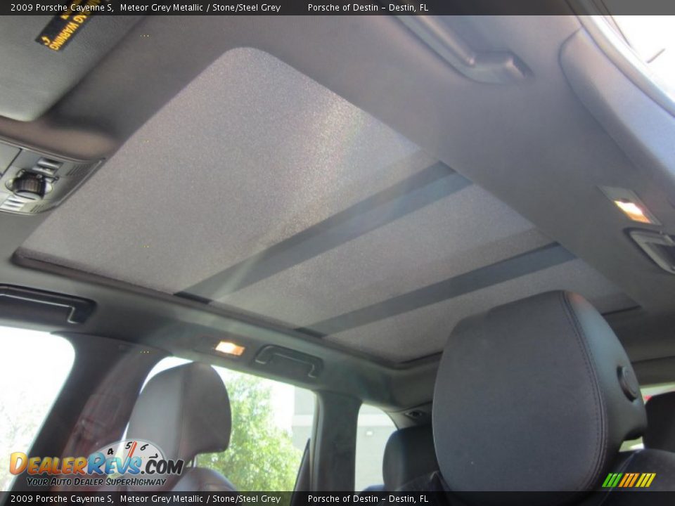 2009 Porsche Cayenne S Meteor Grey Metallic / Stone/Steel Grey Photo #10