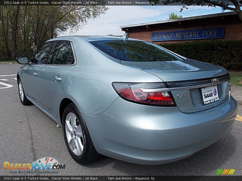 2011 Saab 9-5 Turbo4 Sedan Glacier Silver Metallic / Jet Black Photo #3
