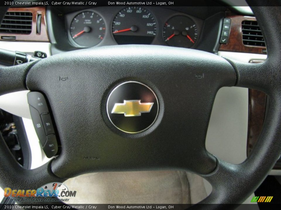 2010 Chevrolet Impala LS Cyber Gray Metallic / Gray Photo #14