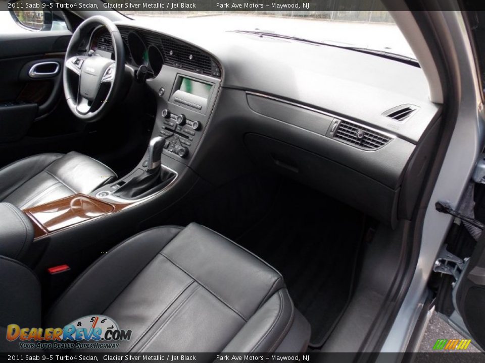 2011 Saab 9-5 Turbo4 Sedan Glacier Silver Metallic / Jet Black Photo #20