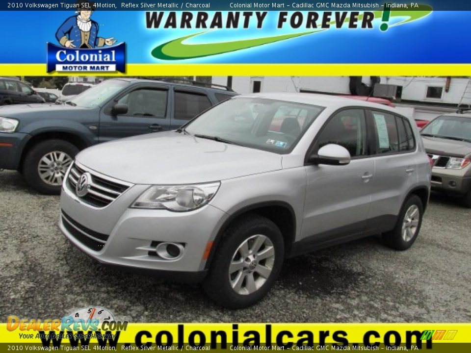2010 Volkswagen Tiguan SEL 4Motion Reflex Silver Metallic / Charcoal Photo #1