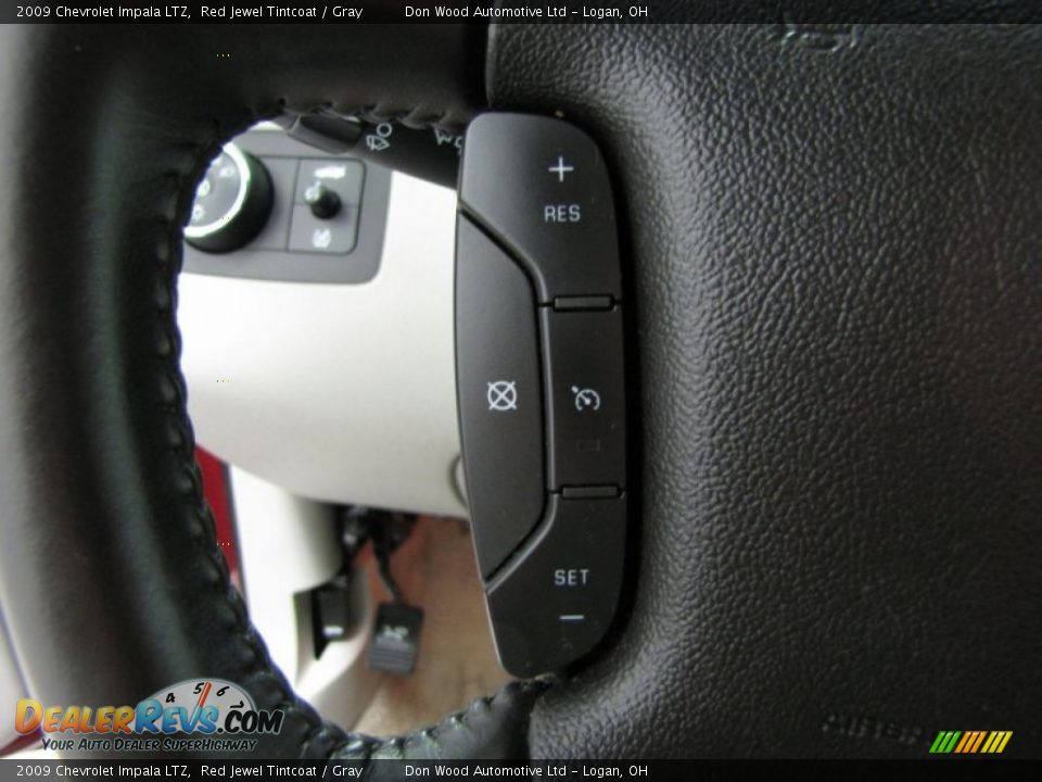 2009 Chevrolet Impala LTZ Red Jewel Tintcoat / Gray Photo #15
